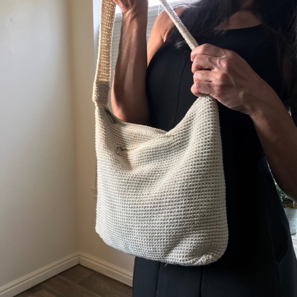 THE SAK's Indio Crochet medium tablet Bag purse